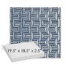Picture of Key Figure Indigo | Sunbrella® 19.5" x 18.5" Outdoor Dining Cushion