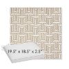 Picture of Key Figure Mineral | Sunbrella® 19.5" x 18.5" Outdoor Dining Cushion