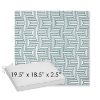 Picture of Key Figure Twilight | Sunbrella® 19.5" x 18.5" Outdoor Dining Cushion