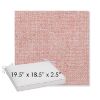 Picture of Kismet Coral | Sunbrella® 19.5" x 18.5" Outdoor Dining Cushion