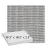 Picture of Kudos Newsprint | Sunbrella® 19.5" x 18.5" Outdoor Dining Cushion