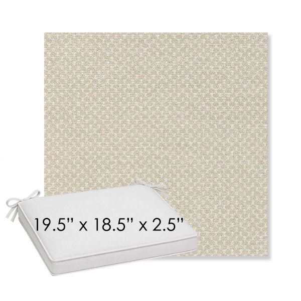 Picture of Litchfield Sage | Sunbrella® 19.5" x 18.5" Outdoor Dining Cushion