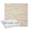 Picture of Litchfield Sand | Sunbrella® 19.5" x 18.5" Outdoor Dining Cushion