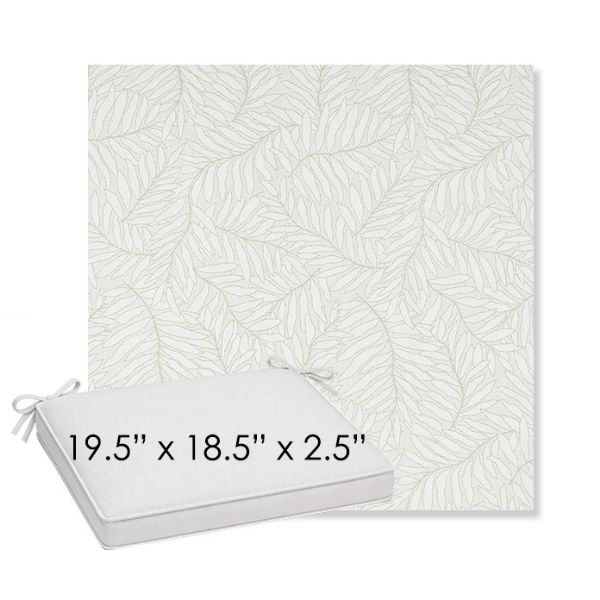 Picture of Lively Sage | Sunbrella® 19.5" x 18.5" Outdoor Dining Cushion