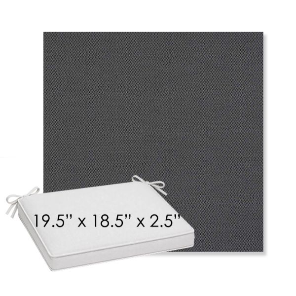 Picture of Lopi Shadow | Sunbrella® 19.5" x 18.5" Outdoor Dining Cushion