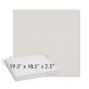 Picture of Lopi Snow | Sunbrella® 19.5" x 18.5" Outdoor Dining Cushion