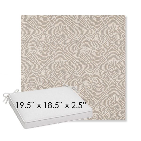 Picture of Lotus Canyon | Sunbrella® 19.5" x 18.5" Outdoor Dining Cushion