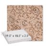 Picture of Martha Floral Dogwood | Sunbrella® 19.5" x 18.5" Outdoor Dining Cushion