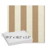 Picture of Maxim Heather Beige | Sunbrella® 19.5" x 18.5" Outdoor Dining Cushion
