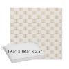 Picture of Mend Latte | Sunbrella® 19.5" x 18.5" Outdoor Dining Cushion
