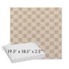 Picture of Mend Terracotta | Sunbrella® 19.5" x 18.5" Outdoor Dining Cushion