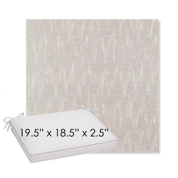 Picture of Mountains Snow | Sunbrella® 19.5" x 18.5" Outdoor Dining Cushion