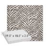 Picture of Namibia Grey | Sunbrella® 19.5" x 18.5" Outdoor Dining Cushion