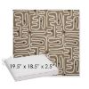 Picture of Nema Pampas | Sunbrella® 19.5" x 18.5" Outdoor Dining Cushion