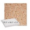 Picture of Nema Peachwood | Sunbrella® 19.5" x 18.5" Outdoor Dining Cushion