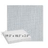 Picture of Nova Chambray | Sunbrella® 19.5" x 18.5" Outdoor Dining Cushion