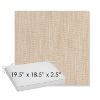Picture of Nova Oat | Sunbrella® 19.5" x 18.5" Outdoor Dining Cushion