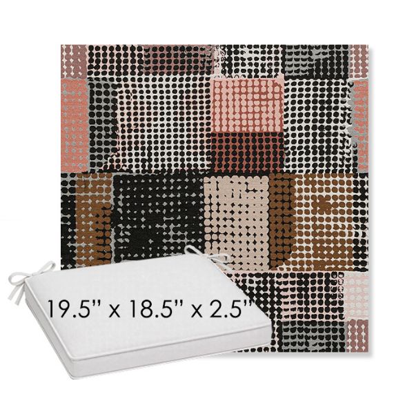 Picture of Pop Tart | Sunbrella® 19.5" x 18.5" Outdoor Dining Cushion