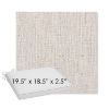 Picture of Poros Sky | Sunbrella® 19.5" x 18.5" Outdoor Dining Cushion