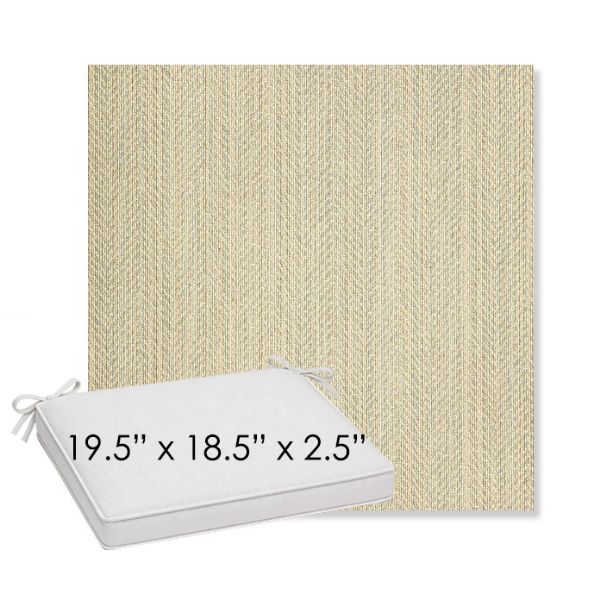 Picture of Posh Dove | Sunbrella® 19.5" x 18.5" Outdoor Dining Cushion
