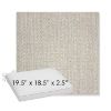 Picture of Posh Pebble | Sunbrella® 19.5" x 18.5" Outdoor Dining Cushion