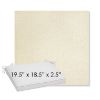 Picture of Posh Salt | Sunbrella® 19.5" x 18.5" Outdoor Dining Cushion