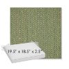 Picture of Posh Shamrock | Sunbrella® 19.5" x 18.5" Outdoor Dining Cushion