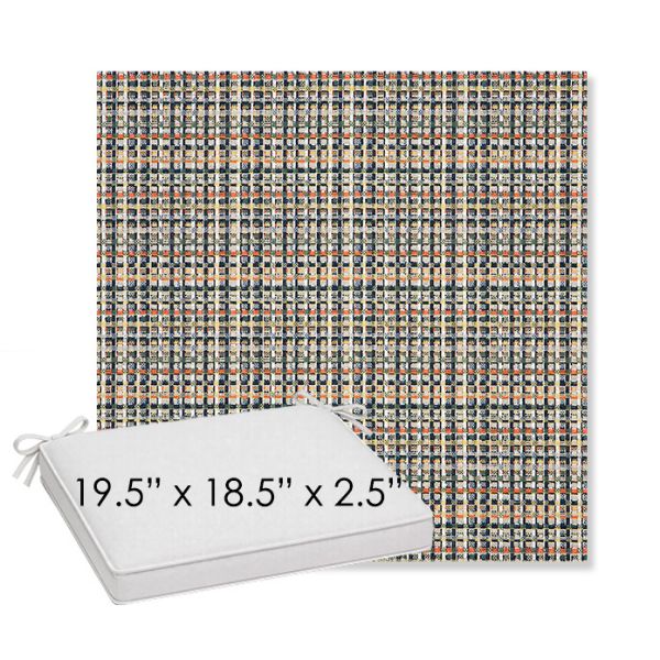 Picture of Principle Tropics | Sunbrella® 19.5" x 18.5" Outdoor Dining Cushion