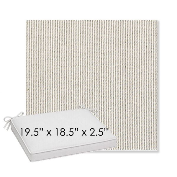 Picture of Replay Fern | Sunbrella® 19.5" x 18.5" Outdoor Dining Cushion