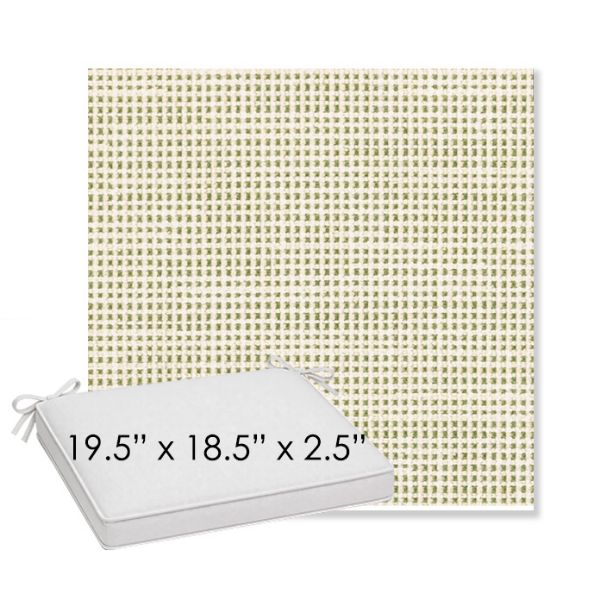 Picture of Rest Meadow | Sunbrella® 19.5" x 18.5" Outdoor Dining Cushion