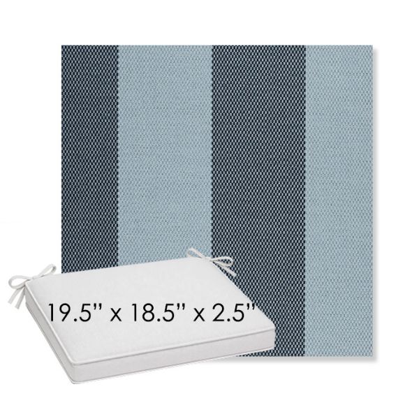 Picture of Rothko Oceanfront | Sunbrella® 19.5" x 18.5" Outdoor Dining Cushion