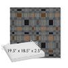 Picture of Rubix Vintage Denim | Sunbrella® 19.5" x 18.5" Outdoor Dining Cushion