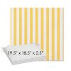 Picture of Sail Away Sunflower | Sunbrella® 19.5" x 18.5" Outdoor Dining Cushion