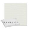 Picture of Sailcloth Salt | Sunbrella® 19.5" x 18.5" Outdoor Dining Cushion