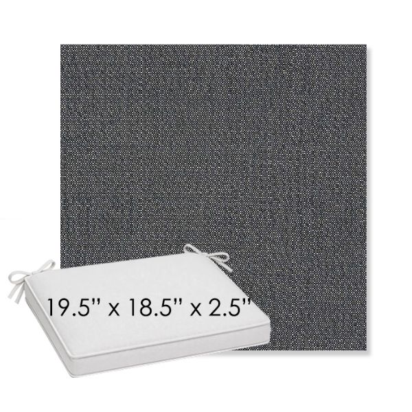 Picture of Savane Tornado | Sunbrella® 19.5" x 18.5" Outdoor Dining Cushion