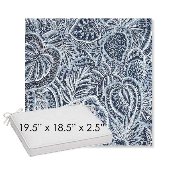 Picture of Sensibility Harbor | Sunbrella® 19.5" x 18.5" Outdoor Dining Cushion
