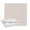 Picture of Shelter White | Sunbrella® 19.5" x 18.5" Outdoor Dining Cushion