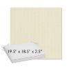 Picture of Spectrum Eggshell | Sunbrella® 19.5" x 18.5" Outdoor Dining Cushion