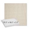Picture of Tailored Snow | Sunbrella® 19.5" x 18.5" Outdoor Dining Cushion