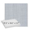 Picture of Tap Chambray | Sunbrella® 19.5" x 18.5" Outdoor Dining Cushion