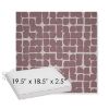Picture of Toggle Aster | Sunbrella® 19.5" x 18.5" Outdoor Dining Cushion