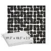 Picture of Toggle Inkblot | Sunbrella® 19.5" x 18.5" Outdoor Dining Cushion