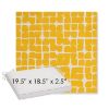 Picture of Toggle Lemon Drop | Sunbrella® 19.5" x 18.5" Outdoor Dining Cushion