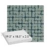 Picture of Toggle Splash | Sunbrella® 19.5" x 18.5" Outdoor Dining Cushion