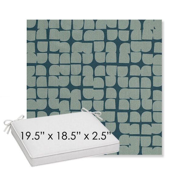 Picture of Toggle Splash | Sunbrella® 19.5" x 18.5" Outdoor Dining Cushion
