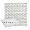 Picture of Underline Dove | Sunbrella® 19.5" x 18.5" Outdoor Dining Cushion