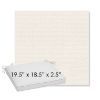 Picture of Wadi Sugar | Sunbrella® 19.5" x 18.5" Outdoor Dining Cushion