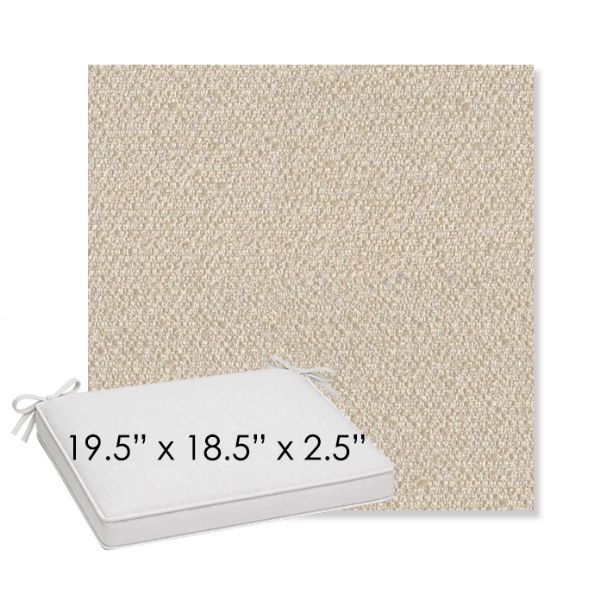 Picture of Wander Pilat | Sunbrella® 19.5" x 18.5" Outdoor Dining Cushion