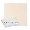 Picture of Willa Cream | Sunbrella® 19.5" x 18.5" Outdoor Dining Cushion