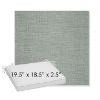 Picture of Willa Mist | Sunbrella® 19.5" x 18.5" Outdoor Dining Cushion